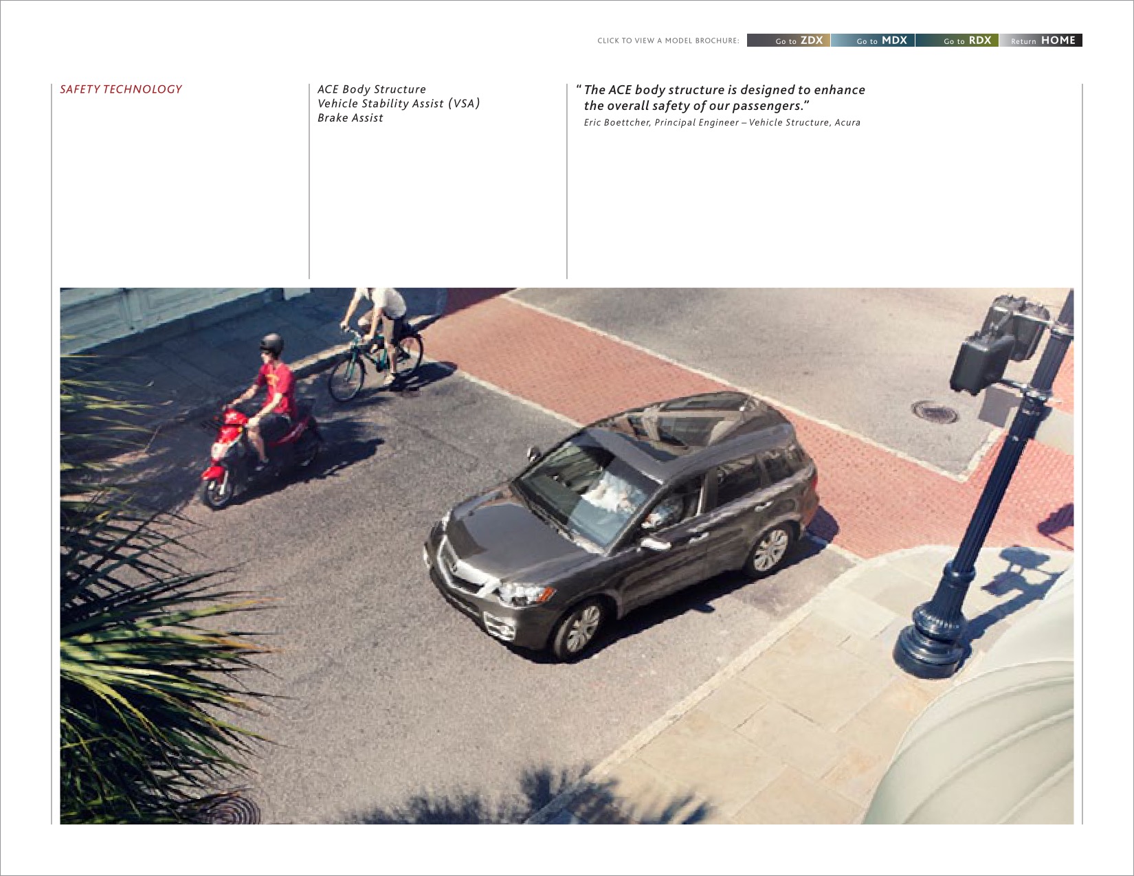 2012 Acura ZDX MDX RDX Brochure Page 57